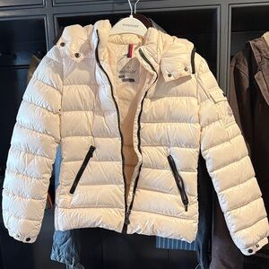 Moncler Off-White Quilted Kids Jacket